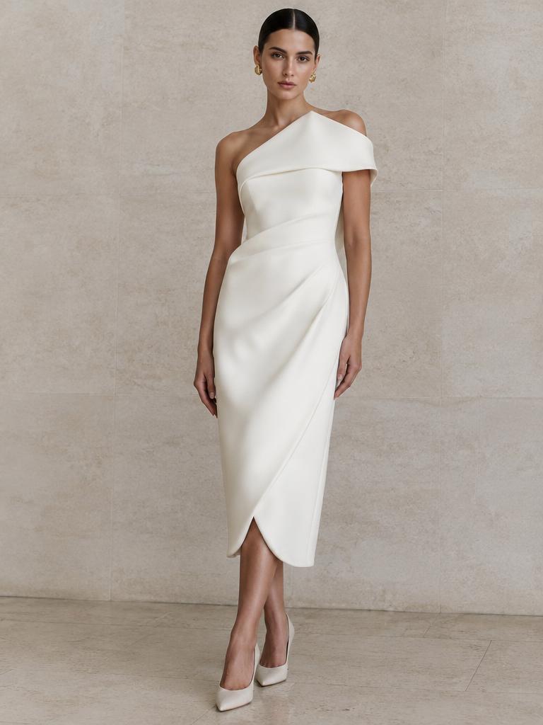 Aegis One-Shoulder Dress
